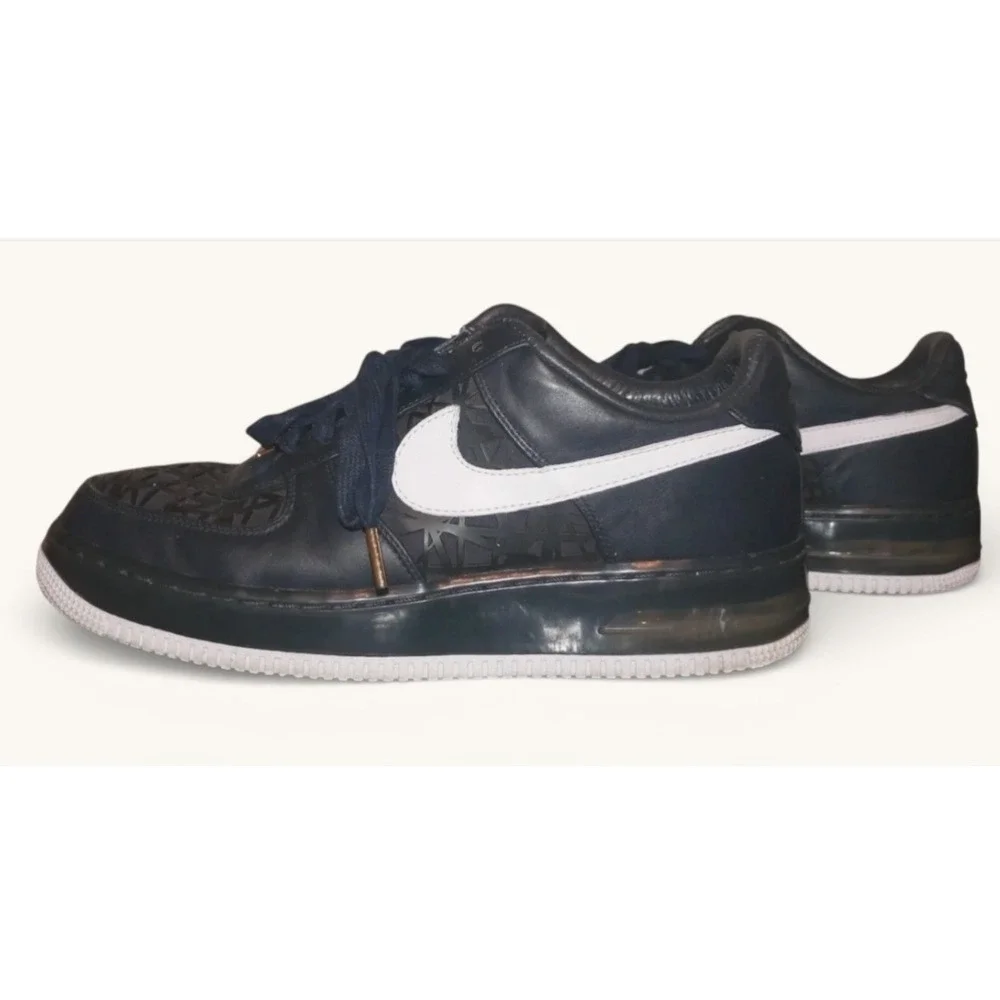 Nike Air Force 1 Supreme Max‎ Air Birds Nest Navy 318772-411 Mens Size 10.5 Rare
